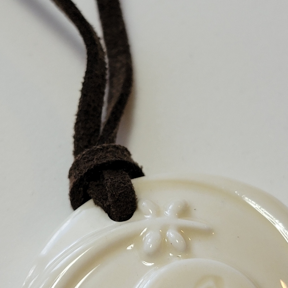 Haiku Awakenings Ceramic Necklace Avon Vintage - Picture 5 of 9